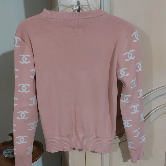 Pink Crew Neck Sweater - Picture 2 of 2